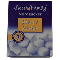 SWEET FAMILY Würfelzucker 500g, weiß