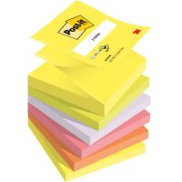 POST-IT Haftnotiz Z-Notes Neon - 76 x 76 mm, neonfarben,...