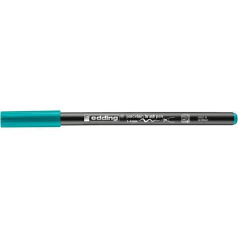 EDDING 4200 Porzellanpinselstift - 1 - 4 mm, türkis