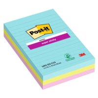 POST-IT Haftnotiz Super Sticky Notes - 101 x 152 mm,...