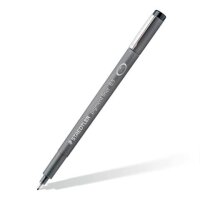 STAEDTLER pigment liner 308 Fineliner schwarz 0,1 + 0,3 +...