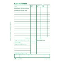 RNK Kassenbericht - Block mit Vorsteuer-Erfassung, 50...