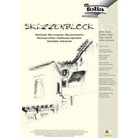 FOLIA Skizzenblock - A3, 120 g/qm, 50 Blatt