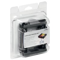 DURABLE YMCKO-Farbband und 100 Plastikkarten (0,76 mm)...