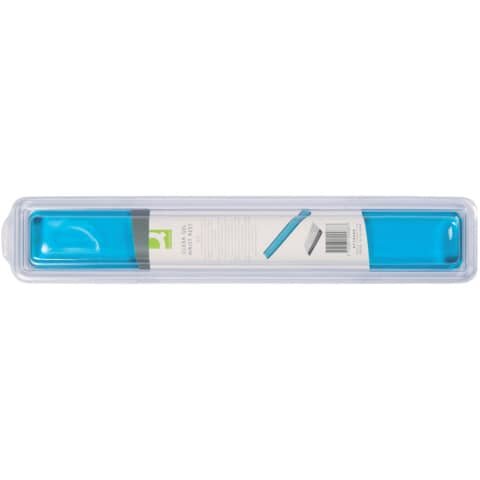 Q-CONNECT Gel-Tastatur-Handgelenkauflagen - blau-transparent