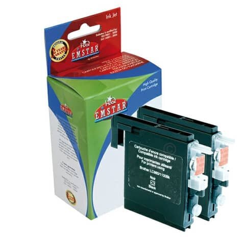Alternativ Emstar Tintenpatrone schwarz Doppelpack (10B49B49-B54,B54)