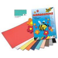 FOLIA Moosgummi - 29 x 40 cm, smaragdgrün
