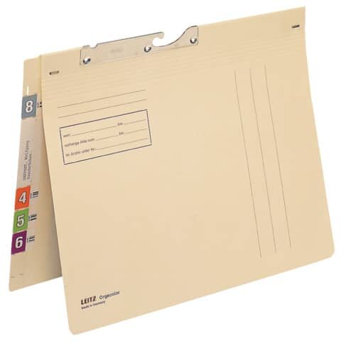 LEITZ 2134 Pendelhefter Orgacolor®, kfm. Heftung, Kraftkarton, chamois