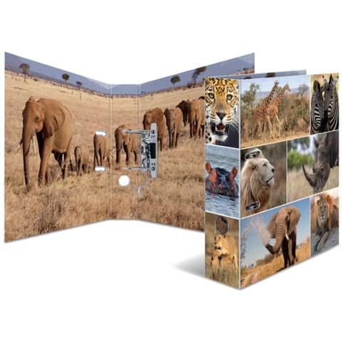 HERMA Motivordner Afrika Tiere 7,0 cm DIN A4