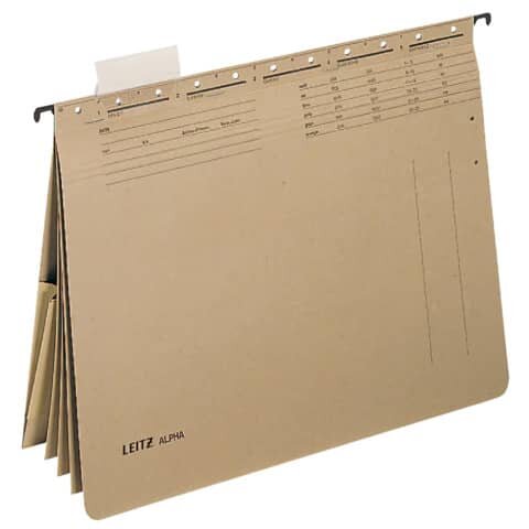 LEITZ Personalhefter ALPHA® 1983 Karton naturbraun 4 x kaufmännische Heftung