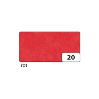 folia Transparentpapier rot 42 g/qm 25 St.