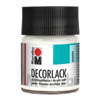 MARABU Decorlack Acryl - weiß 070, 50 ml