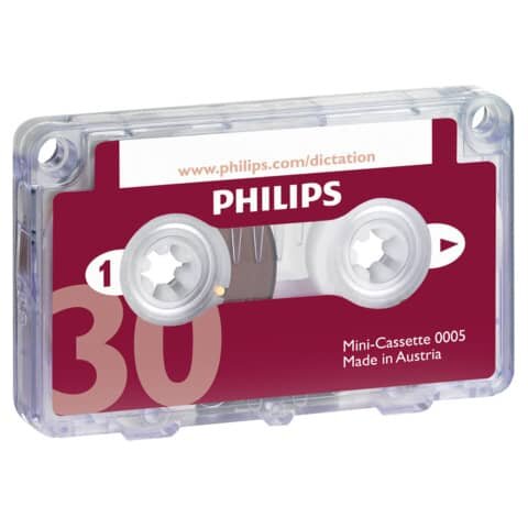 PHILIPS Mini-Kassette (DIN) 0005 (2x15 Min.)