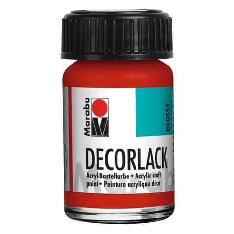 MARABU Decorlack Acryl - Geranie 230, 15 ml