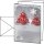 SIGEL Weihnachts-Karten "Three Trees" - A6 (A5), 10 Karten, Handmade