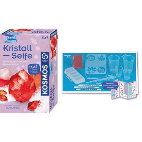KOSMOS Experimentierkasten Kristall-Seife mehrfarbig