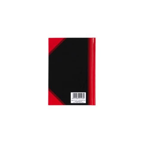 Bantex Notizbuch Chinakladde DIN A6 liniert, schwarz/rot Hardcover 192 Seiten