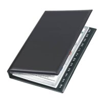VELOFLEX Visitenkartenringbuch, 4-Rund-Ring-Mechanik, 16...
