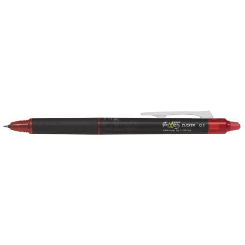 PILOT FRIXION point CLICKER Tintenroller schwarz 0,3 mm, Schreibfarbe: rot, 1 St.