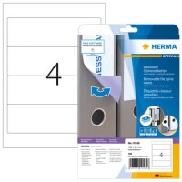 100 HERMA Ordneretiketten 10160 weiß