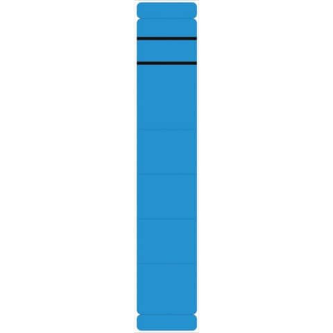 Ordnerrückenschilder - schmal/lang, sk, 10 Stück, blau