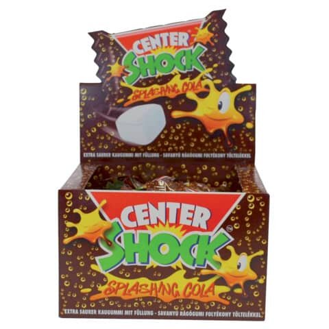 CENTER SHOCK CENTER™ SHOCK SPLASHING COLA Kaugummis 100 St.