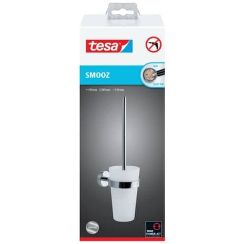 TESA WC-Bürste Garnitur - chrom/Glas