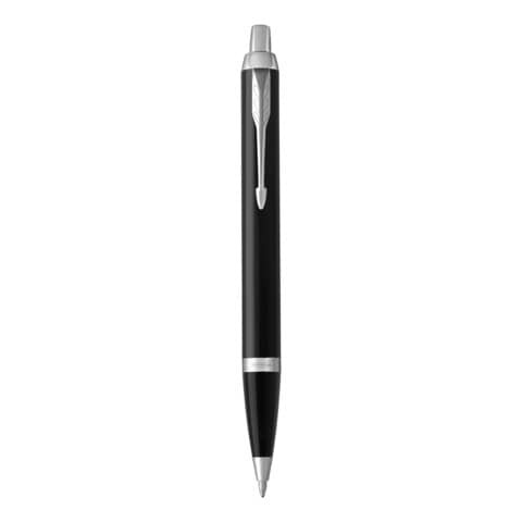 PARKER Kugelschreiber IM Black Lacquer schwarz, Schreibfarbe: blau, 1 St.