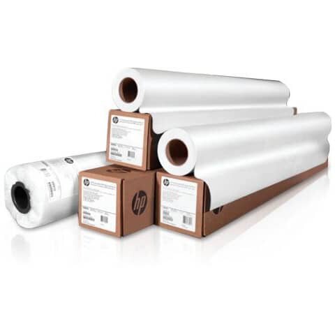 HP Coated-Plotterpapierrolle - 841 mm x 45,7 m, 90 g/qm, Kern-Ø 5,08 cm