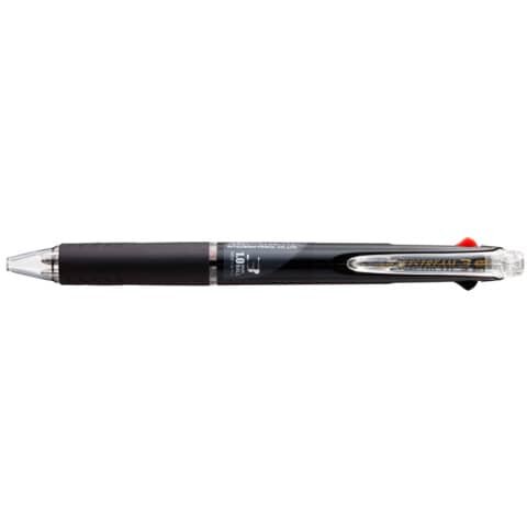 UNI-BALL Tintenroller UB Jetstream Multicolour - 0,5 mm, rot/blau/schwarz, Einweg