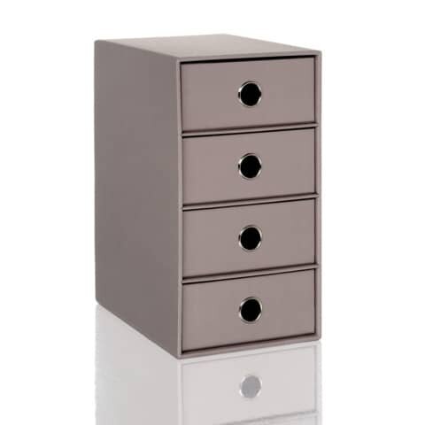 RÖSSLER Schubladenbox SOHO - einzel Schublade für A4, taupe