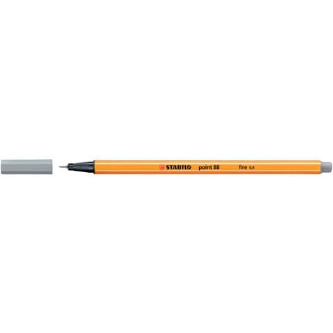 STABILO Fineliner - point 88 - mittelgrau