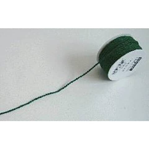 GOLDINA Kordel - 3 mm x 25 m, dunkelgrün