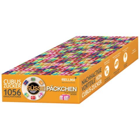 HELLMA CUBUS Zucker - 1.056 Süße Päckchen