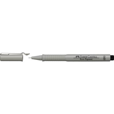 FABER CASTELL Tintenschreiber ECCO-PIGMENT - 0,05 mm, schwarz, (dokumentenecht)