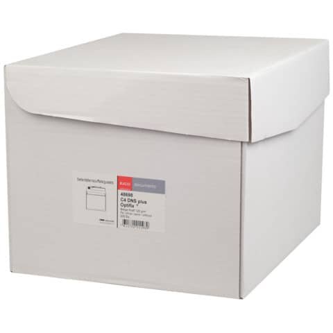 ELCO Faltentasche Office Box mit Deckel - C4, weiß, 20 mm Falte, haftklebend, ohne Fenster, 120 g/qm, 200 Stück