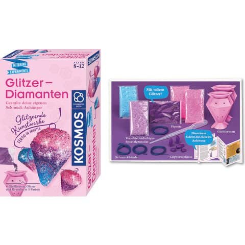 KOSMOS Experimentierkasten -  Glitzer-Diamanten