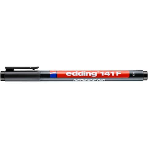 EDDING 141 F - OHP-Marker, permanent, 0,6 mm, schwarz
