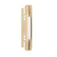 LEITZ 6130 Einsteck-Heftstreifen, PVC, sand, 25 Stück