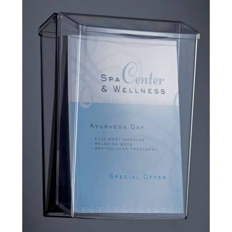 SIGEL Wandprospekthalter transparent DIN A4