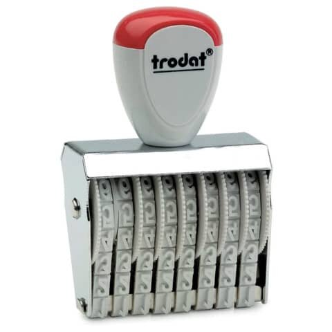 TRODAT Classic 1548 Ziffernstempel 8-stellig