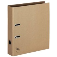 PAGNA Pur Ordner hellbraun Karton 7,5 cm DIN A4