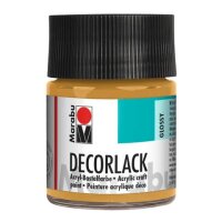 MARABU Decorlack Acryl - Metallic-Gold 784, 50 ml