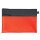 VELOFLEX Reißverschlusstasche VELOBAG® Combi - Stoff, schwarz/rot, 342 x 230 mm