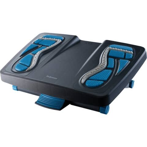 FELLOWES Fußstütze Energizer - Reflexzonen-Massageoberfläche, schwarz-blau