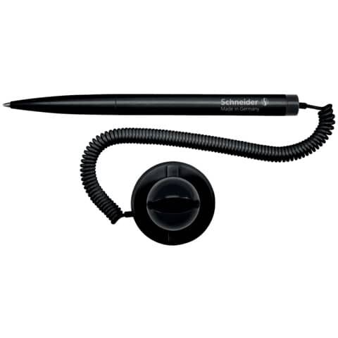 SCHNEIDER Kugelschreiber Klick-Fix-Pen - M, schwarz (dokumentenecht), schwarz