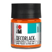MARABU Decorlack Acryl - Orange 013, 50 ml