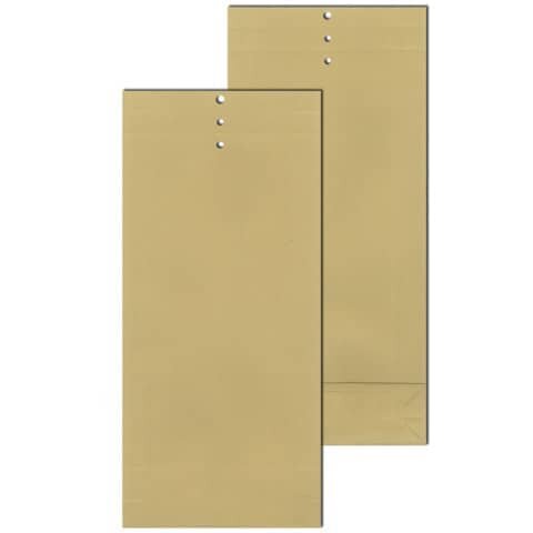 MAILMEDIA Musterbeutel 100x245x40 mm, 120 g/qm, braun, 250 Stück