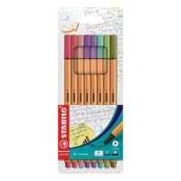 STABILO Fineliner point 88® Etui - 8er Pack - mit 8...