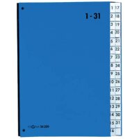 PAGNA Pultordner 1-31 blau